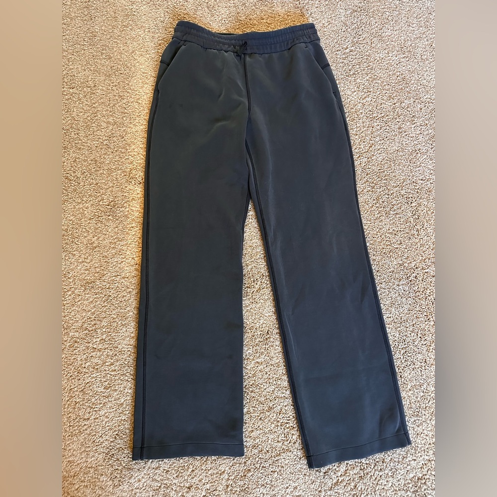 Lululemon grey wide leg jogger